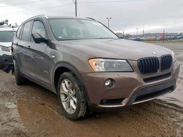 5UXWX7C50DL977390 - 2013 BMW X3 XDRIVE3 BROWN photo 1