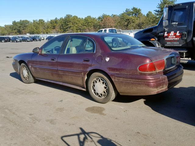 1G4HP54K444142448 - 2004 BUICK LESABRE CU MAROON photo 3