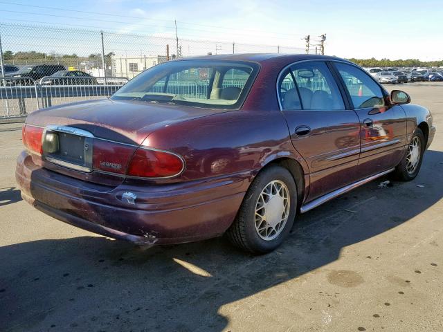 1G4HP54K444142448 - 2004 BUICK LESABRE CU MAROON photo 4