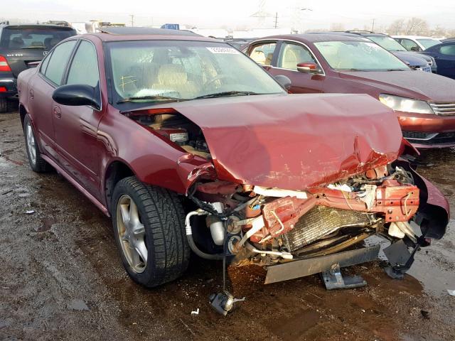 1G3NL52E23C302721 - 2003 OLDSMOBILE ALERO GL RED photo 1