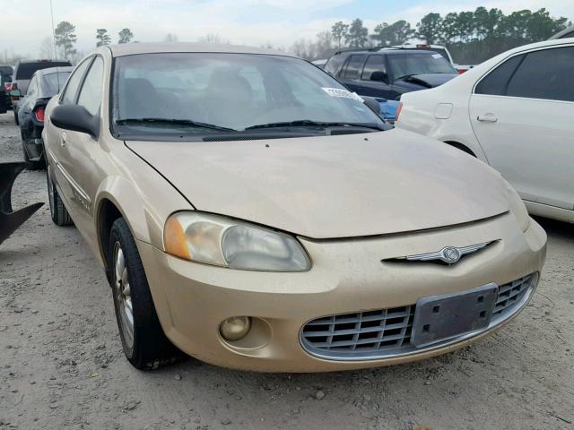 1C3EL56U91N575095 - 2001 CHRYSLER SEBRING LX TAN photo 1