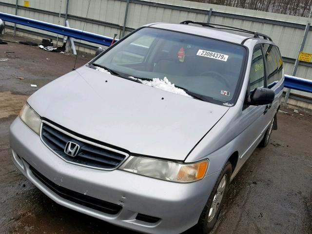 2HKRL18522H517682 - 2002 HONDA ODYSSEY LX SILVER photo 2