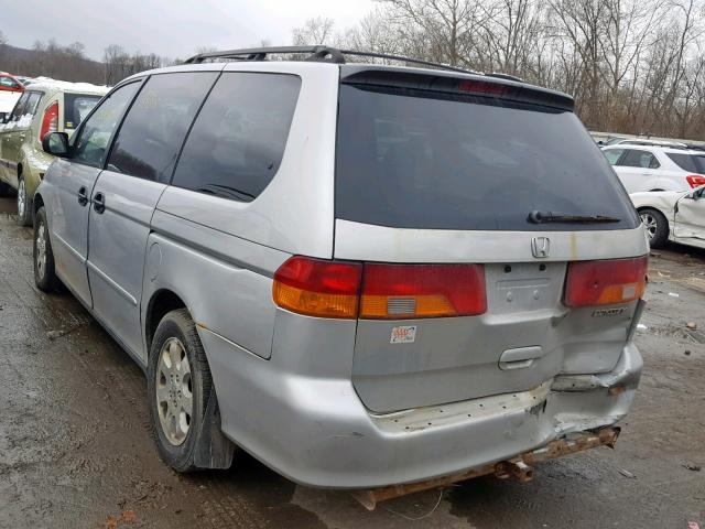 2HKRL18522H517682 - 2002 HONDA ODYSSEY LX SILVER photo 3