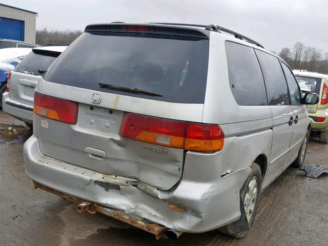 2HKRL18522H517682 - 2002 HONDA ODYSSEY LX SILVER photo 4