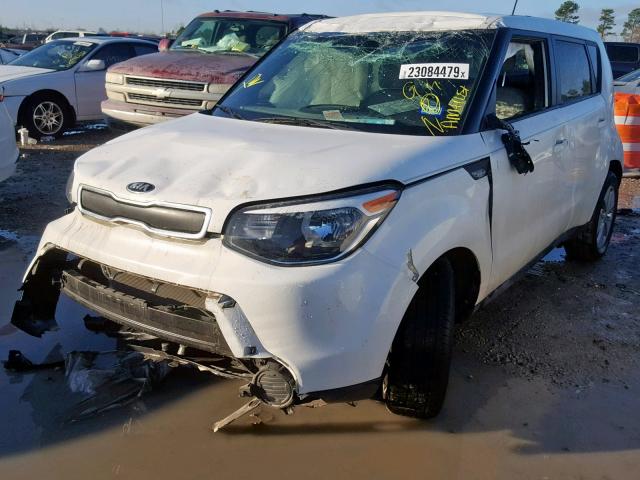 KNDJN2A26E7717437 - 2014 KIA SOUL თეთრი ფოტო 2