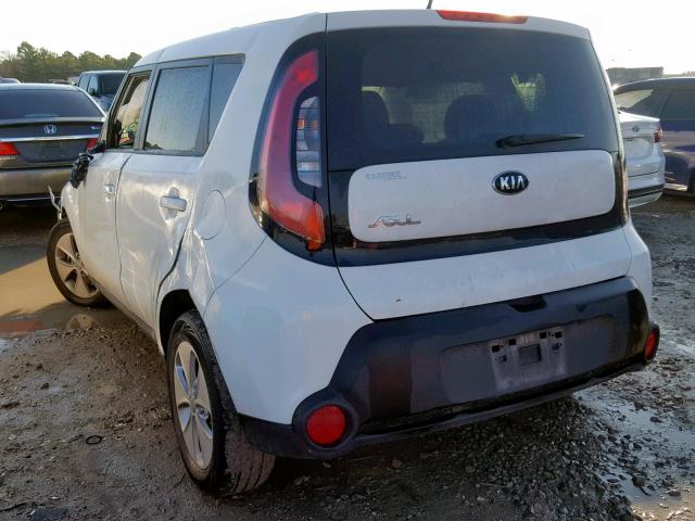 KNDJN2A26E7717437 - 2014 KIA SOUL თეთრი ფოტო 3