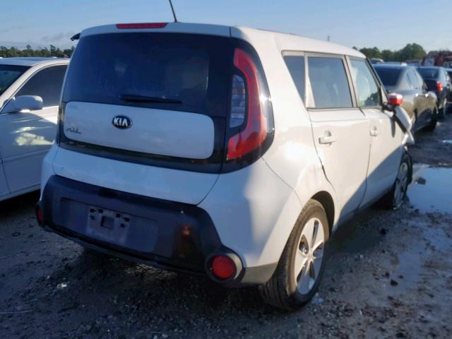 KNDJN2A26E7717437 - 2014 KIA SOUL თეთრი ფოტო 4