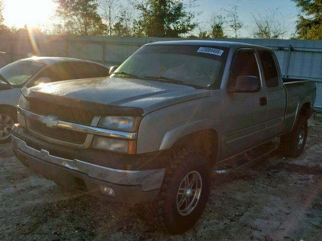 2GCEK19T431198593 - 2003 CHEVROLET SILVERADO GRAY photo 2