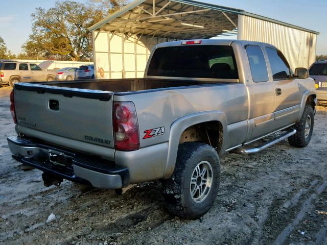 2GCEK19T431198593 - 2003 CHEVROLET SILVERADO GRAY photo 4