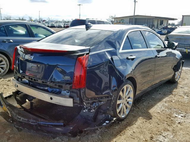 1G6AB5RAXF0132363 - 2015 CADILLAC ATS LUXURY BLUE photo 4