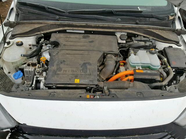 KMHC75LC1HU048330 - 2017 HYUNDAI IONIQ SEL 白色 照片 7