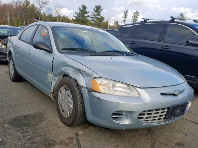 1C3EL46X53N511045 - 2003 CHRYSLER SEBRING LX BLUE photo 1