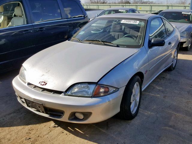 1G1JF12T817309801 - 2001 CHEVROLET CAVALIER Z SILVER photo 2