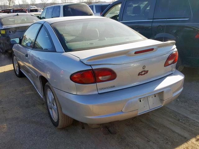 1G1JF12T817309801 - 2001 CHEVROLET CAVALIER Z SILVER photo 3