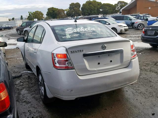 3N1AB6AP0AL697299 - 2010 NISSAN SENTRA 2.0 WHITE photo 3