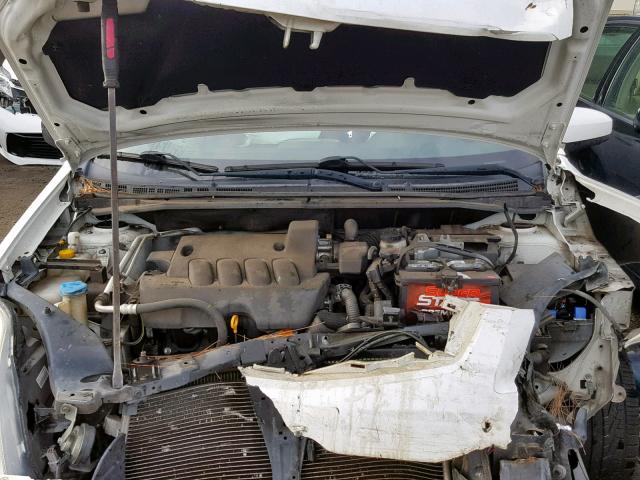 3N1AB6AP0AL697299 - 2010 NISSAN SENTRA 2.0 WHITE photo 7