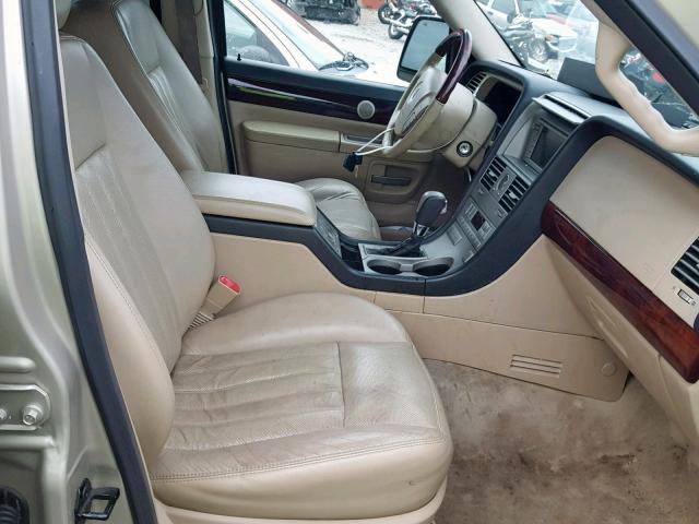 5LMEU88HX5ZJ30835 - 2005 LINCOLN AVIATOR TAN photo 5