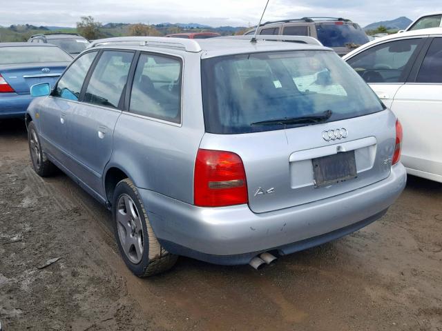 WAUFD28D7WA100579 - 1998 AUDI A4 2.8 AVA SILVER photo 3