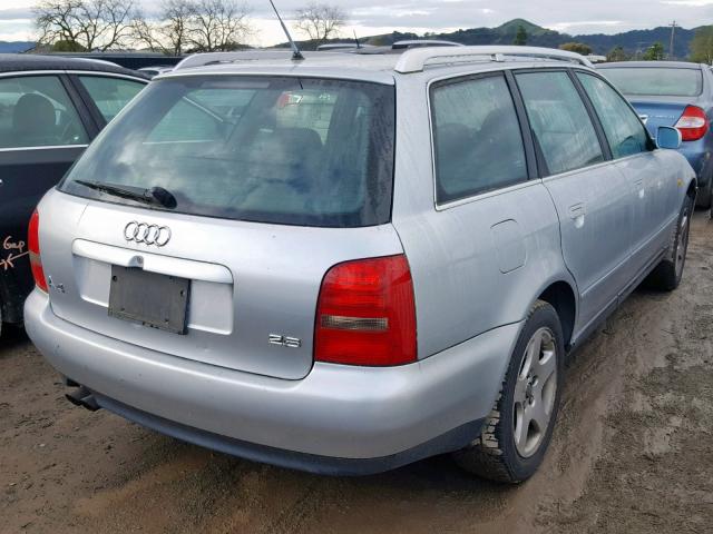 WAUFD28D7WA100579 - 1998 AUDI A4 2.8 AVA SILVER photo 4