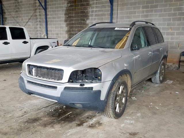 YV1CZ852751218380 - 2005 VOLVO XC90 V8 SILVER photo 2