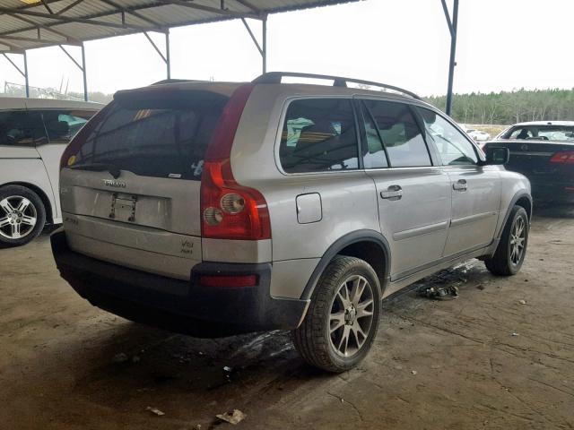 YV1CZ852751218380 - 2005 VOLVO XC90 V8 SILVER photo 4