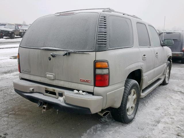 1GKEK63U44J215547 - 2004 GMC YUKON DENA GRAY photo 4