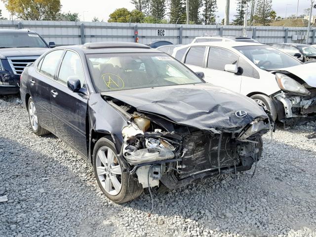 JTHBA30G055075262 - 2005 LEXUS ES 330 BLACK photo 1