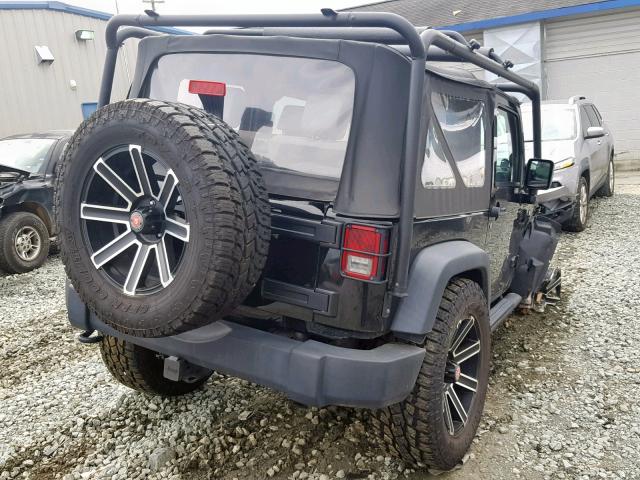 1J4AA2D14AL154530 - 2010 JEEP WRANGLER S BLACK photo 4