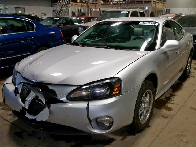2G2WP522641249578 - 2004 PONTIAC GRAND PRIX SILVER photo 2