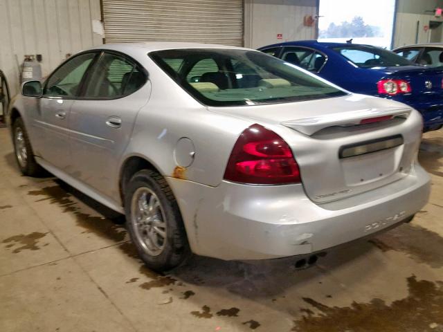 2G2WP522641249578 - 2004 PONTIAC GRAND PRIX SILVER photo 3