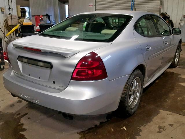 2G2WP522641249578 - 2004 PONTIAC GRAND PRIX SILVER photo 4