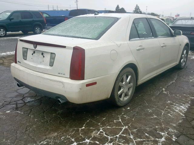 1G6DC67A750142785 - 2005 CADILLAC STS WHITE photo 4