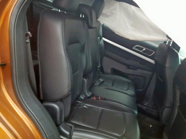 1FM5K8D84HGA10074 - 2017 FORD EXPLORER X 橙色 照片 6