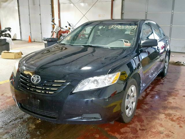 4T1BE46K37U042378 - 2007 TOYOTA CAMRY NEW BLACK photo 2