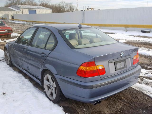 WBAAZ33484KP87636 - 2004 BMW 325 IS SUL BLUE photo 3