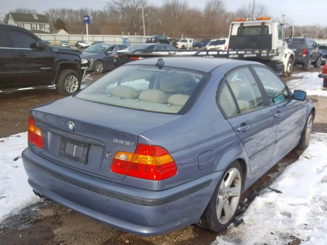 WBAAZ33484KP87636 - 2004 BMW 325 IS SUL BLUE photo 4