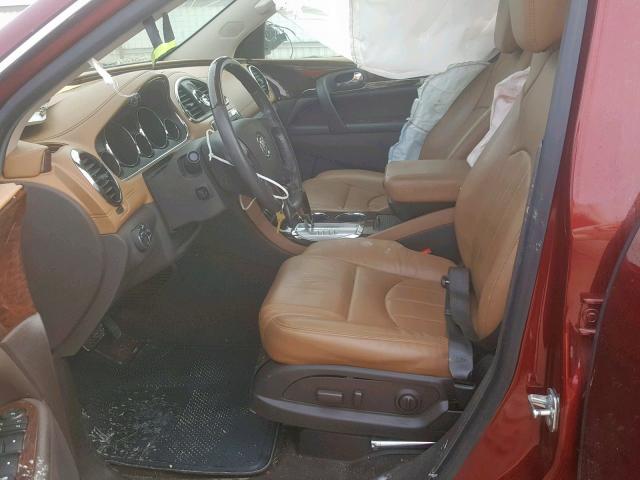 5GAKRCKD5GJ121662 - 2016 BUICK ENCLAVE 栗色 照片 5