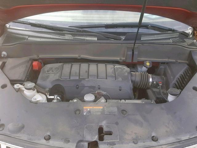 5GAKRCKD5GJ121662 - 2016 BUICK ENCLAVE 栗色 照片 7