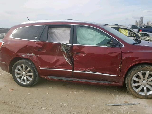 5GAKRCKD5GJ121662 - 2016 BUICK ENCLAVE 栗色 照片 9