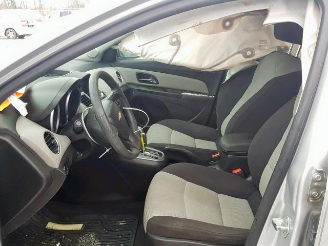 1G1PA5SH1E7105228 - 2014 CHEVROLET CRUZE LS SILVER photo 5