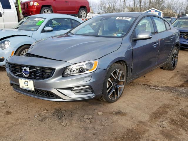 YV126MFL2H2432163 - 2017 VOLVO S60 GRAY photo 2