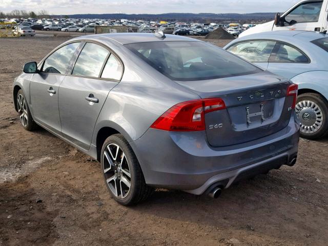 YV126MFL2H2432163 - 2017 VOLVO S60 GRAY photo 3