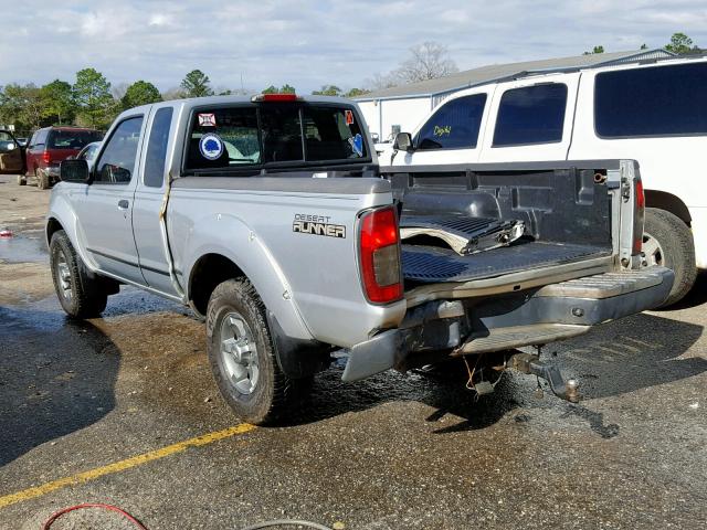 1N6ED26T34C463677 - 2004 NISSAN FRONTIER K SILVER photo 3