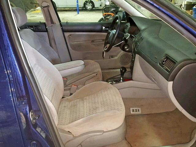 WVWSK61J03W522626 - 2003 VOLKSWAGEN JETTA GLS BLUE photo 5