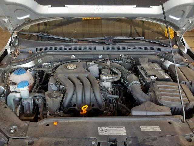 3VW2K7AJ8CM369335 - 2012 VOLKSWAGEN JETTA BASE 银色 照片 7