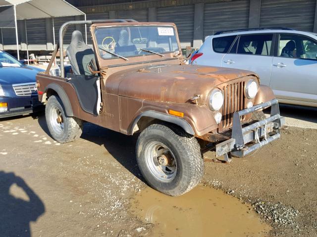 J3M835TA18219 - 1973 JEEP CJ-5 BROWN photo 1