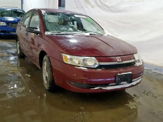 1G8AG52F94Z119532 - 2004 SATURN ION LEVEL MAROON photo 1