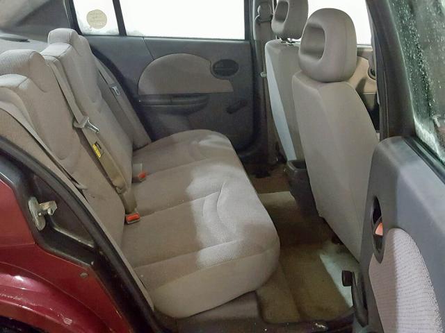 1G8AG52F94Z119532 - 2004 SATURN ION LEVEL MAROON photo 6