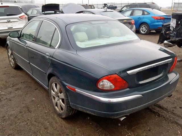 SAJEA51C34WD88227 - 2004 JAGUAR X-TYPE 3.0 GREEN photo 3