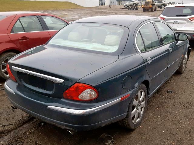 SAJEA51C34WD88227 - 2004 JAGUAR X-TYPE 3.0 GREEN photo 4